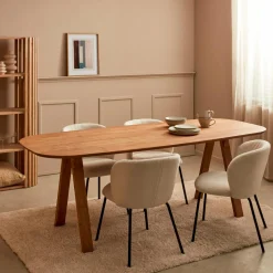 NEW OAK Pieds De Table Noir
