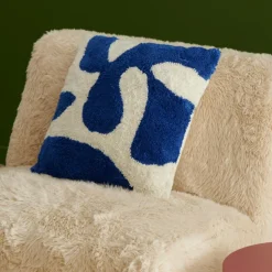 NOLAS Coussin Bleu