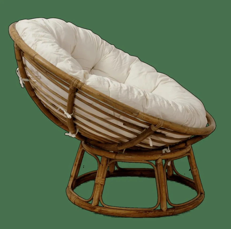 PAPASAN Chaise Lounge Naturel, Blanc Cassé