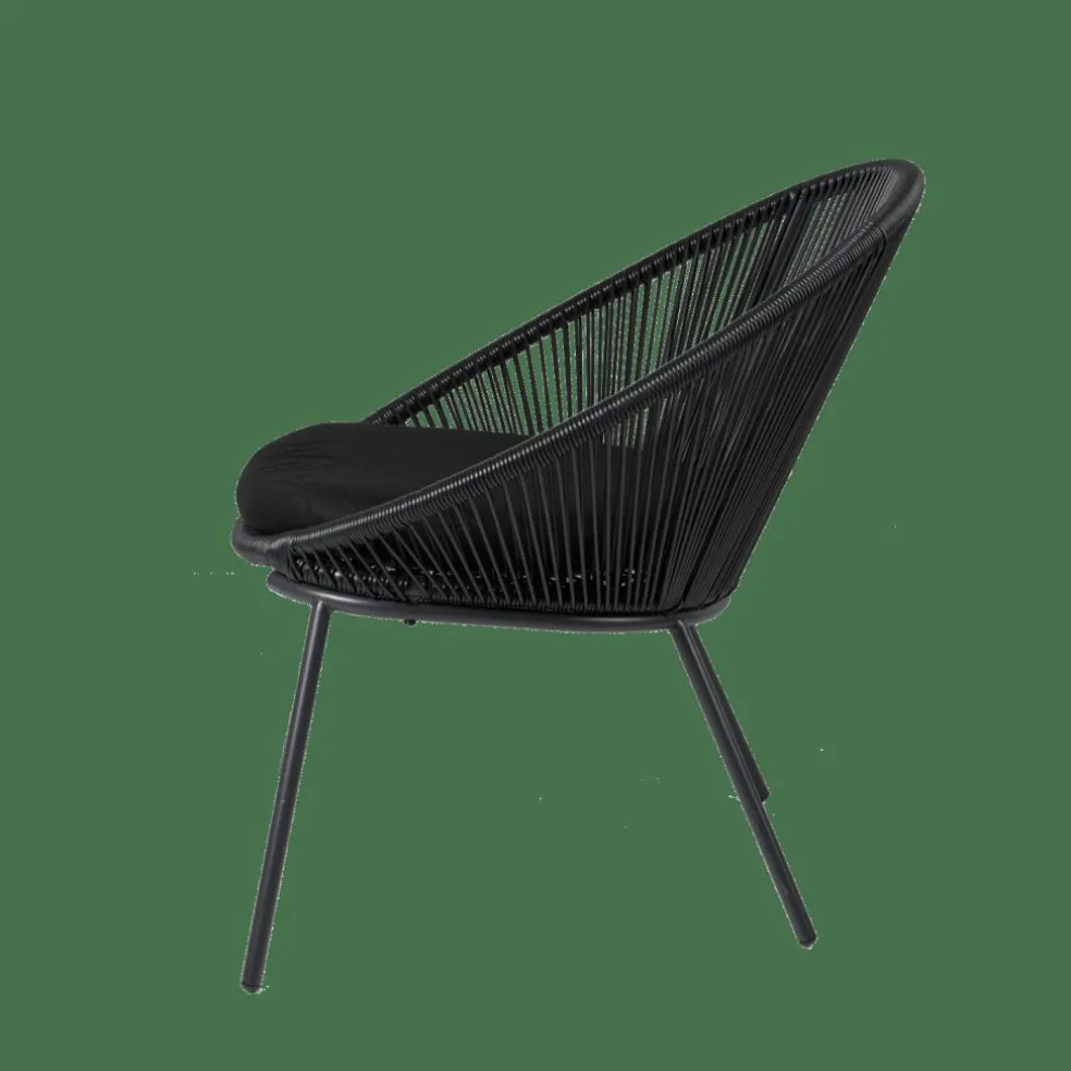 PAPAYO Chaise Lounge Noir
