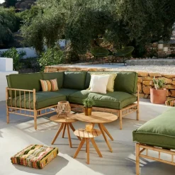 PAULETTA LUXE Coussin Palette Vert