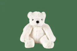 POLA Ours Blanc Peluche Blanc