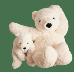 POLA Ours Blanc Peluche Blanc