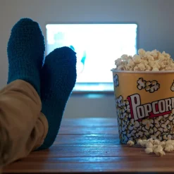POPCORN Seau à Pop-corn Avec Couvercle Multicolore