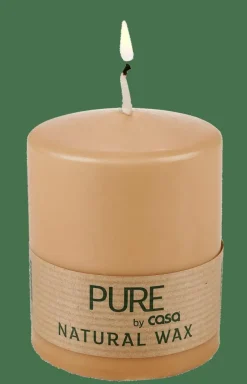 PURE Bougie Cylindrique Beige