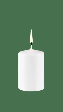 PURE Bougie Cylindrique Blanc