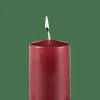 PURE Bougie Cylindrique Rouge Foncé