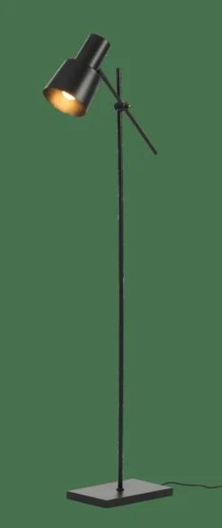 RAMON Lampadaire Noir Mat