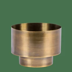 SATURN Pot De Fleurs Bronze