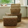 SAVANNAH Coffre De Rangement Gris
