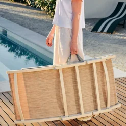 SILVES Chaise Longue Sable