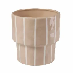 STRIPES Pot De Fleurs Sable