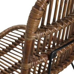 TOBA Chaise De Salle à Manger Noir, Brun