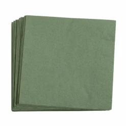 UNI Set De 20 Serviettes Brun