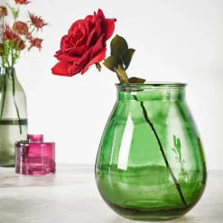 VELVET Fleur Artificielle Rouge