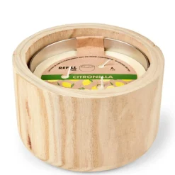 WOOD Recharge Bougie De Jardin