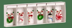 X-MAS Marque Verre Set De 6 Multicolore