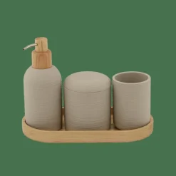 YUKI Distributeur De Savon Naturel, Beige