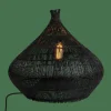 ZALOU Lampe De Table Noir