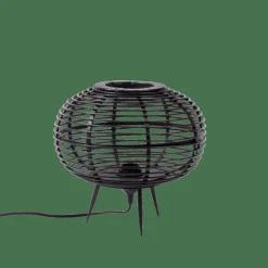 ZANZI Lampe De Table E27 Noir